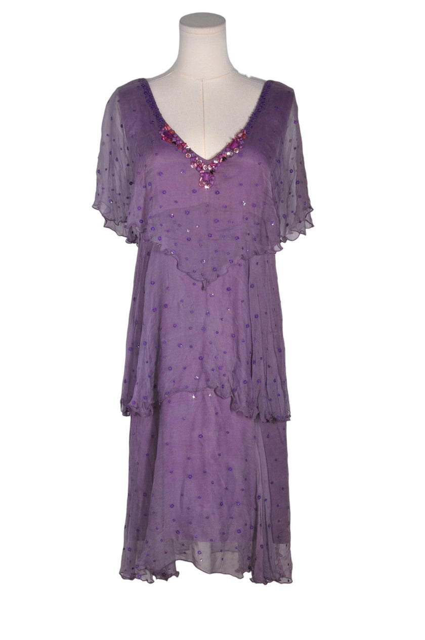 BLANK Women High Low Dresses Regular fit in Purple - M