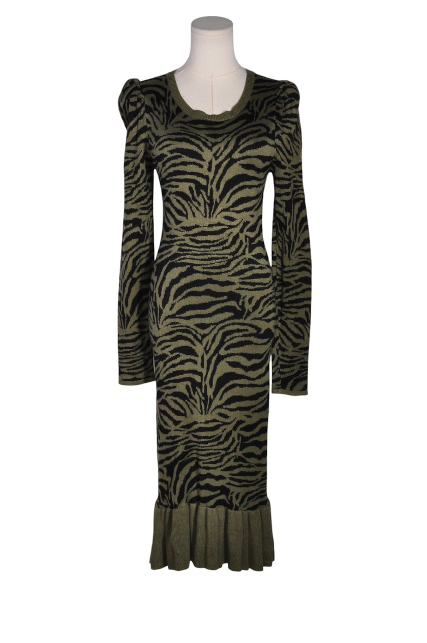 EXPRESS Women Bodycon Dresses Regular fit in Green - M