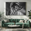 Art mural noir et blanc