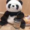 Panda Plush Doll Backpack – Realistic Stuffed Animal Bag for Kids & Adults