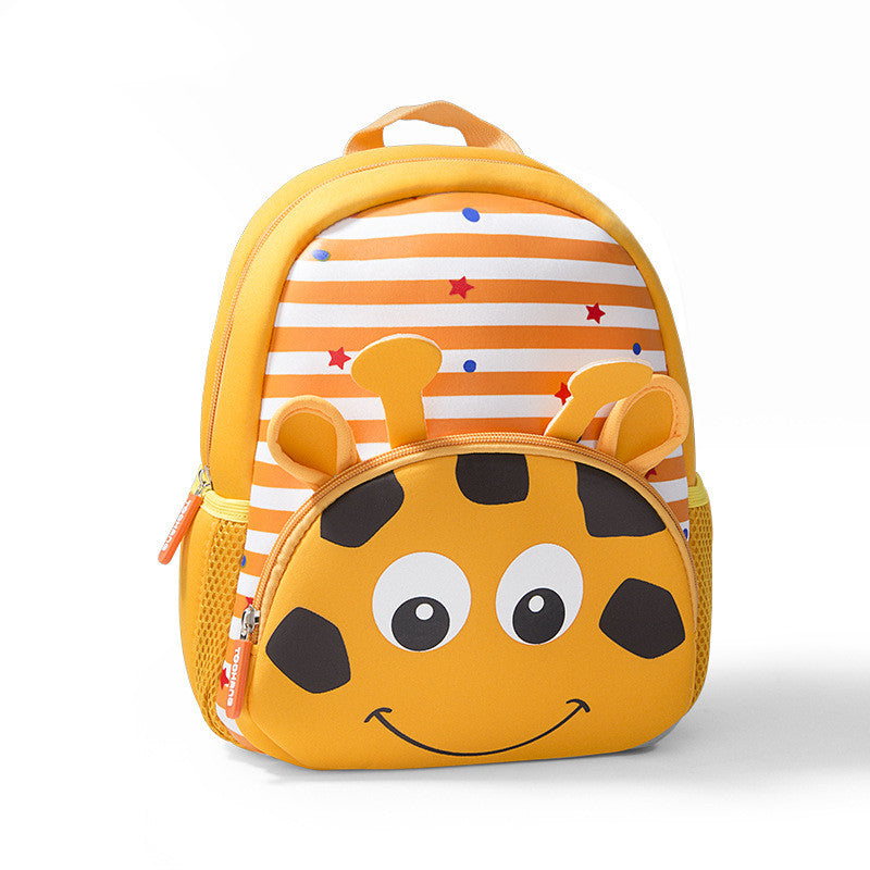 Zoo Cartoon Animal School Bag for Kids – Cute 3D Backpack (Lion, Tiger, Whale & More)