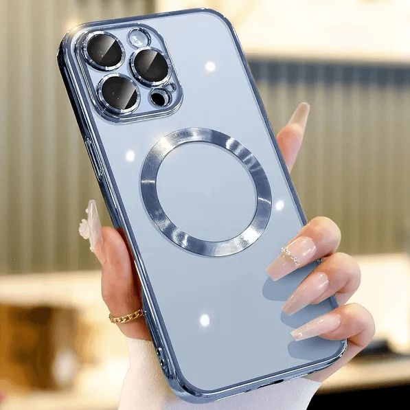 MagSafe iPhone Case with Camera Lens Cover TPU Shockproof Slim Fit iPhone 11 12 13 14 Pro Max