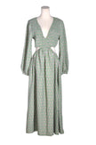 ENTRO Women Maxi Dresses Regular fit in Green - L