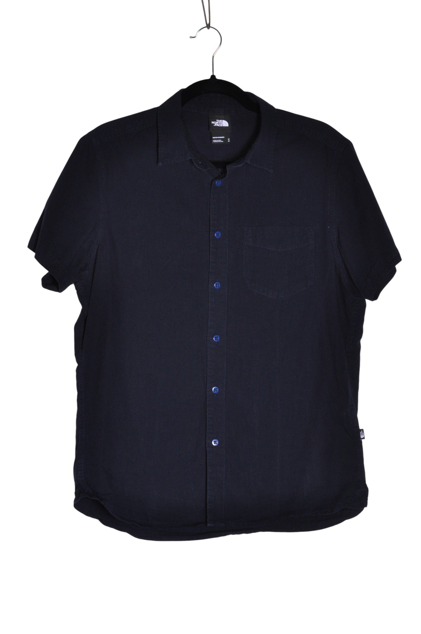 THE NORTH FACE Men Button Down Tops Regular fit in Blue - L