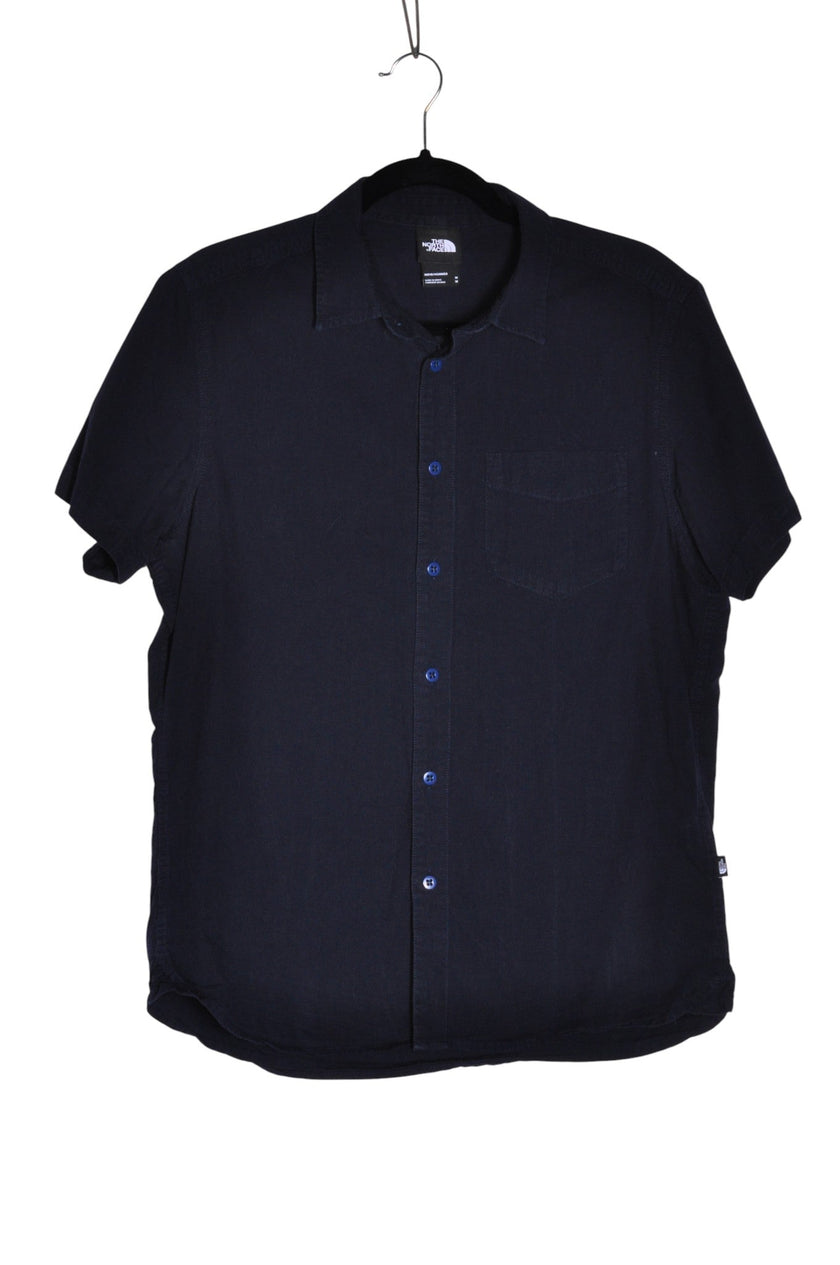 THE NORTH FACE Men Button Down Tops Regular fit in Blue - L