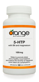 Orange Naturals - 5-HTP 100mg With B6 And Magnesium (60vcap)