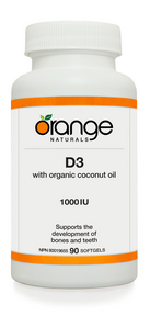 Orange Naturals - D3 Softgels (90sg)