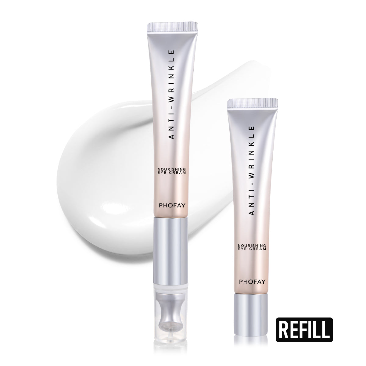 PHOFAY Anti-Wrinkle Moisturizing Eye Cream with Massage Head – 14ML