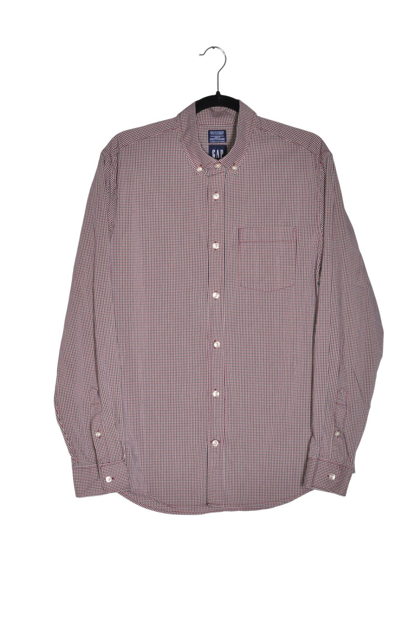 GAP Men Button Down Tops Regular fit in Brown - M