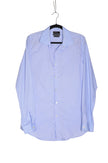 UNBRANDED Men Button Down Tops Regular fit in Blue - L