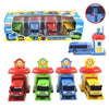 Toy pull back bus