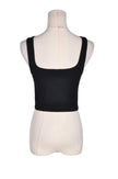 ZARA Women Crop Tops Regular fit in Black - L
