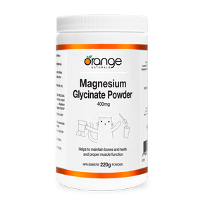 Orange Naturals - Magnesium Glycinate Powder 400mg (220g)