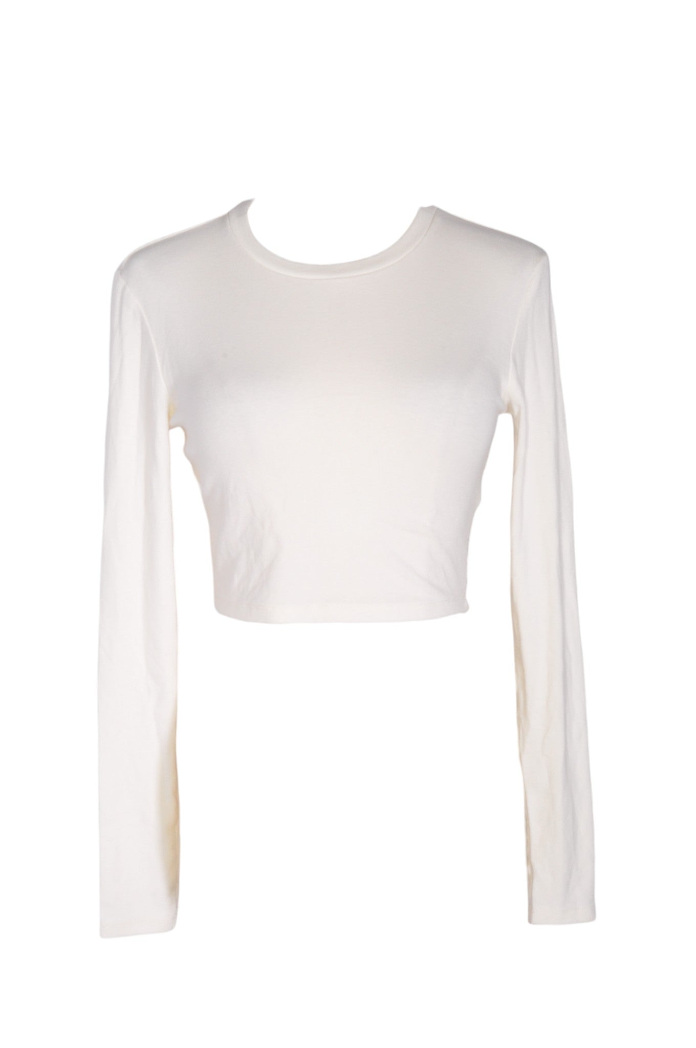 ZARA Women Crop Tops Regular fit in White - M