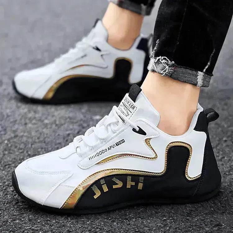 Lace-up Breathable Sneakers For Men and Women - Low-top Platform Sneakers