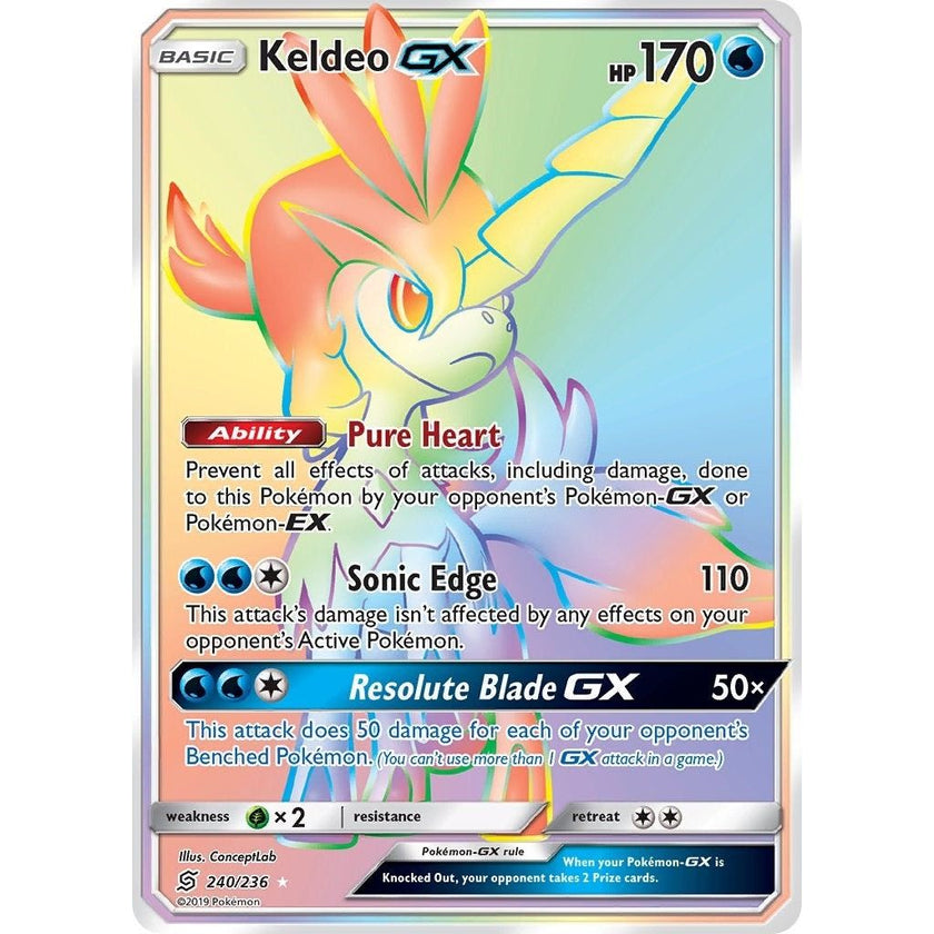 Keldeo GX (Secret) (240/236) (SM11)