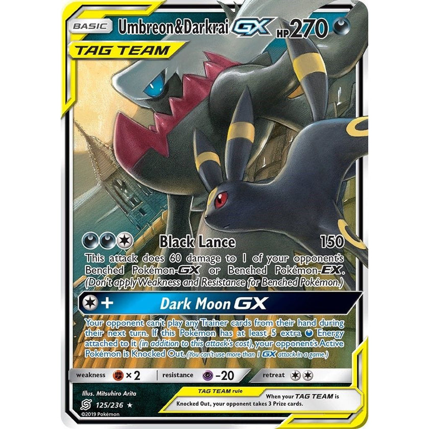 Umbreon & Darkrai GX (125/236) (SM11)
