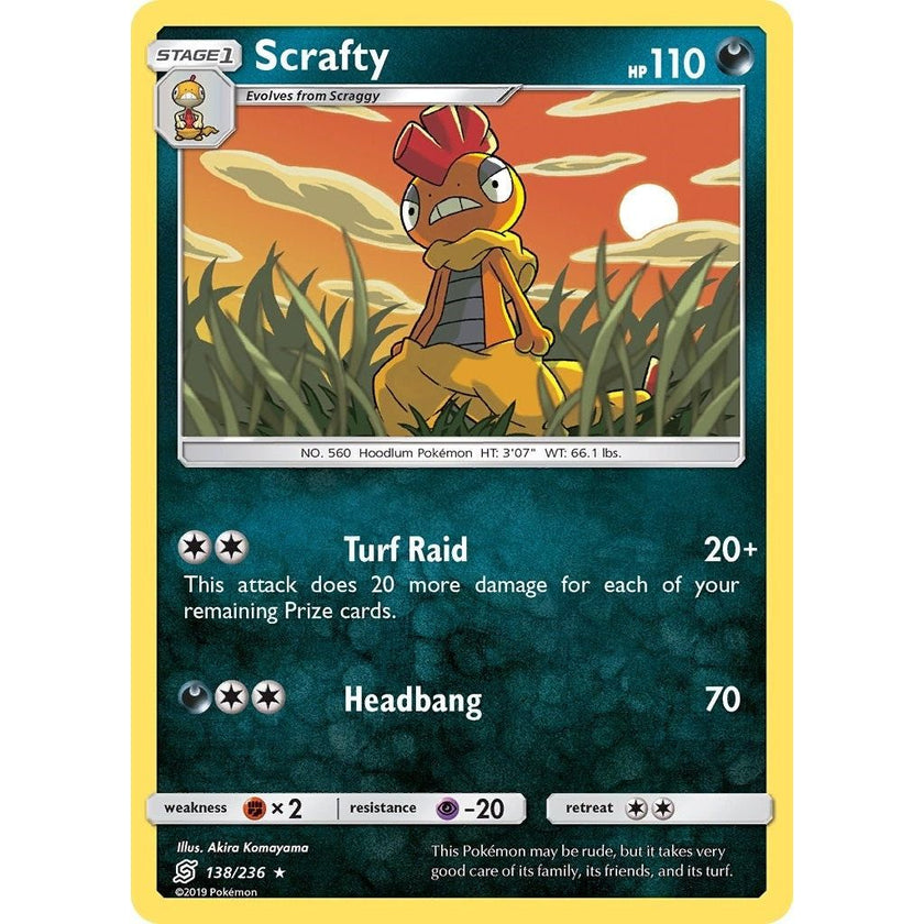 Scrafty (138/236) (SM11)