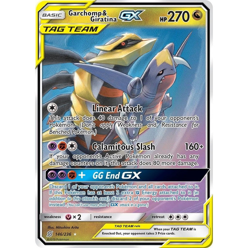 Garchomp & Giratina GX (146/236) (SM11)