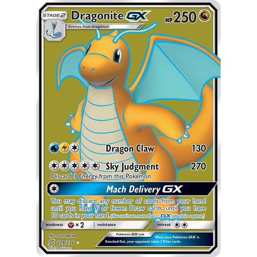 Dragonite GX (Full Art) (229/236) (SM11)