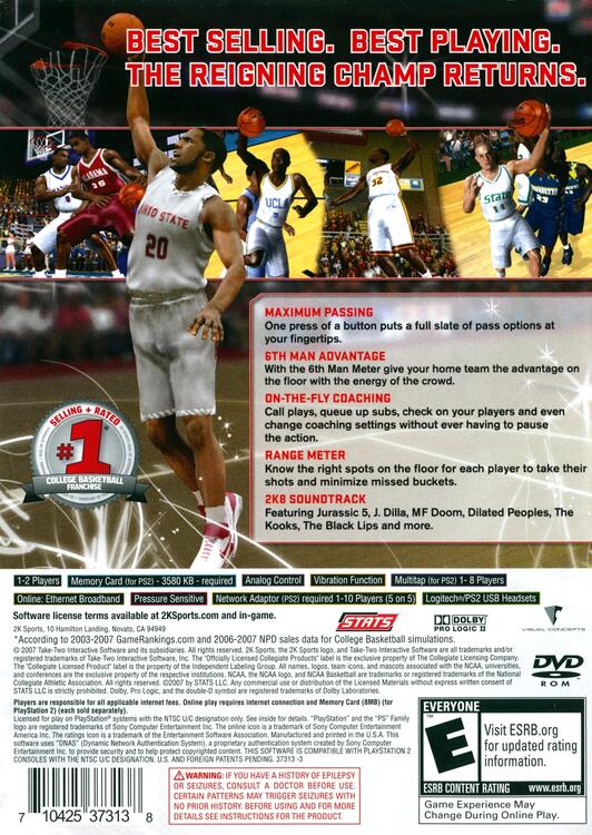 College Hoops 2K8 (usagé)