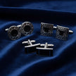 Men's French Shirt Cufflinks – 8 Styles Metal & Velvet Business Cufflinks | Canada & USA