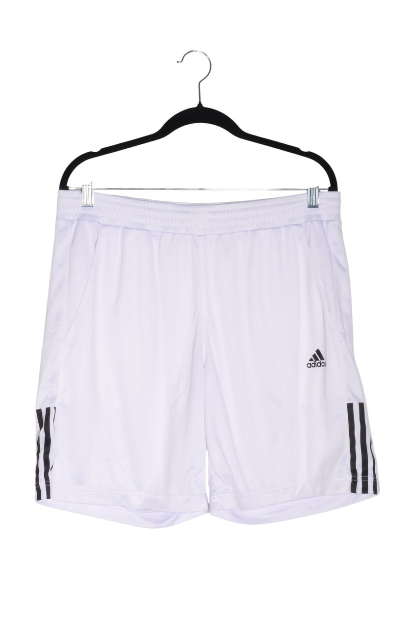 ADIDAS Men Activewear Shorts Regular fit in White - L