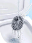 Household Sturdy Bristle strong  silicone Toilet brush