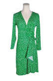 BCBG MAX AZRIA Women Wrap Dresses Regular fit in Green - S