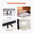 90L Blanket and Comforter Storage Bags, 6-Pack, Foldable, Reinforced Handles, Closet Organiser