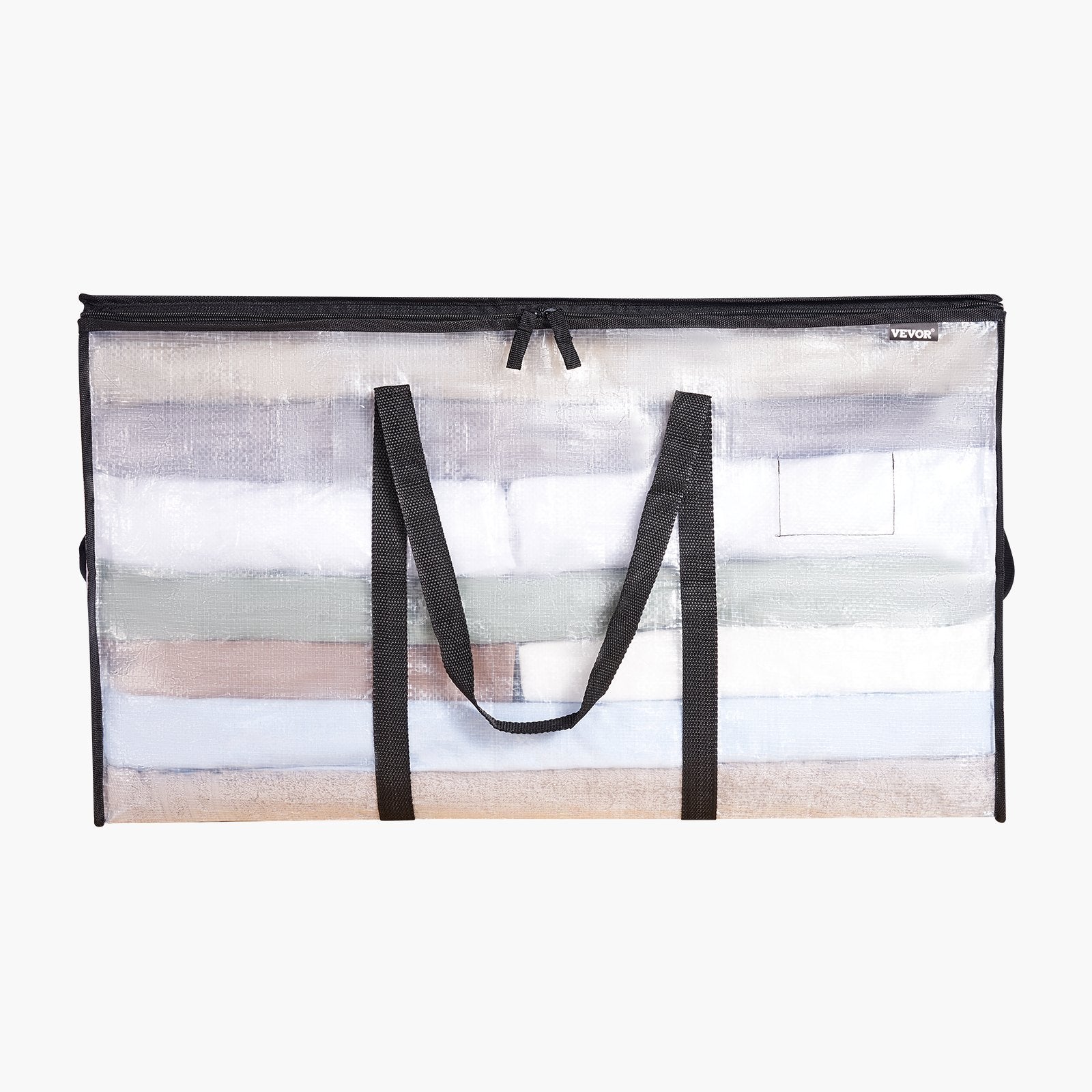 90L Blanket and Comforter Storage Bags, 6-Pack, Foldable, Reinforced Handles, Closet Organiser