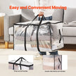 90L Blanket and Comforter Storage Bags, 6-Pack, Foldable, Reinforced Handles, Closet Organiser