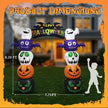 8.2ft Stacking Head Arch, 7pcs White LED Lights, Halloween Inflatable Decoration 12V