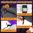 8.2ft Stacking Head Arch, 7pcs White LED Lights, Halloween Inflatable Decoration 12V