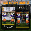 8.2ft Stacking Head Arch, 7pcs White LED Lights, Halloween Inflatable Decoration 12V