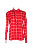 TALBOTS Women Button Down Tops Regular fit in Red - 6