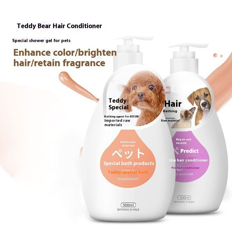 Pet Shower Gel & Shampoo – Breed-Specific Formula for Dogs & Cats | Deodorizing Bath Wash
