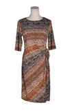 DRESSBARN Women Midi Dresses Regular fit in Brown - 6