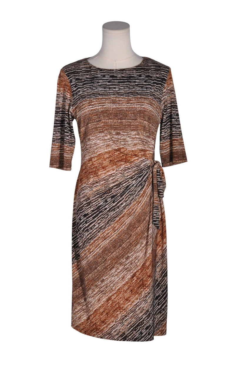DRESSBARN Women Midi Dresses Regular fit in Brown - 6
