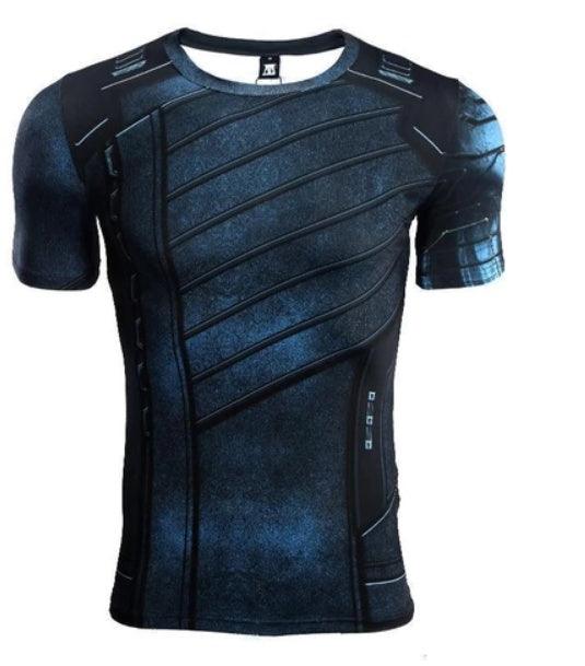 Men’s MMA Compression Rash Guard – Short & Long Sleeve BJJ Grappling Training Shirt