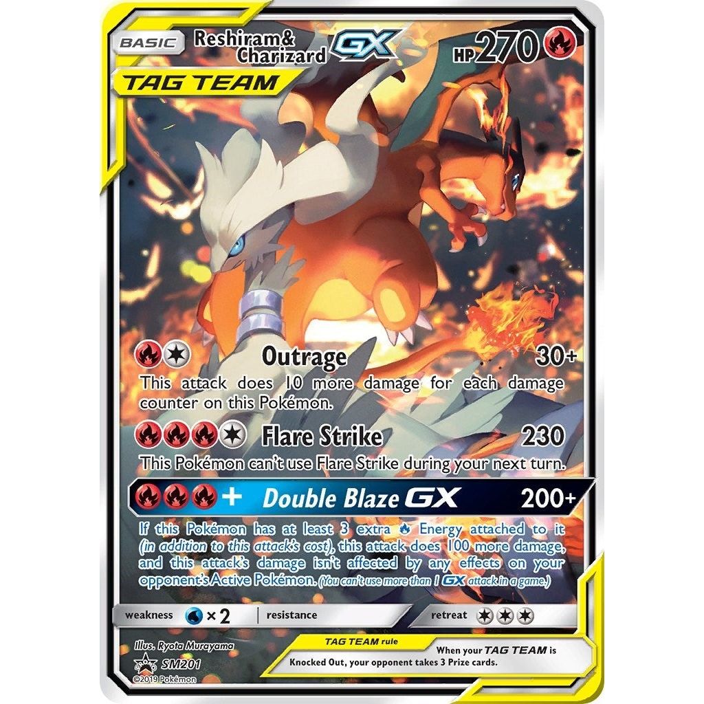Reshiram & Charizard GX - SM201 (SM201) (SMP)