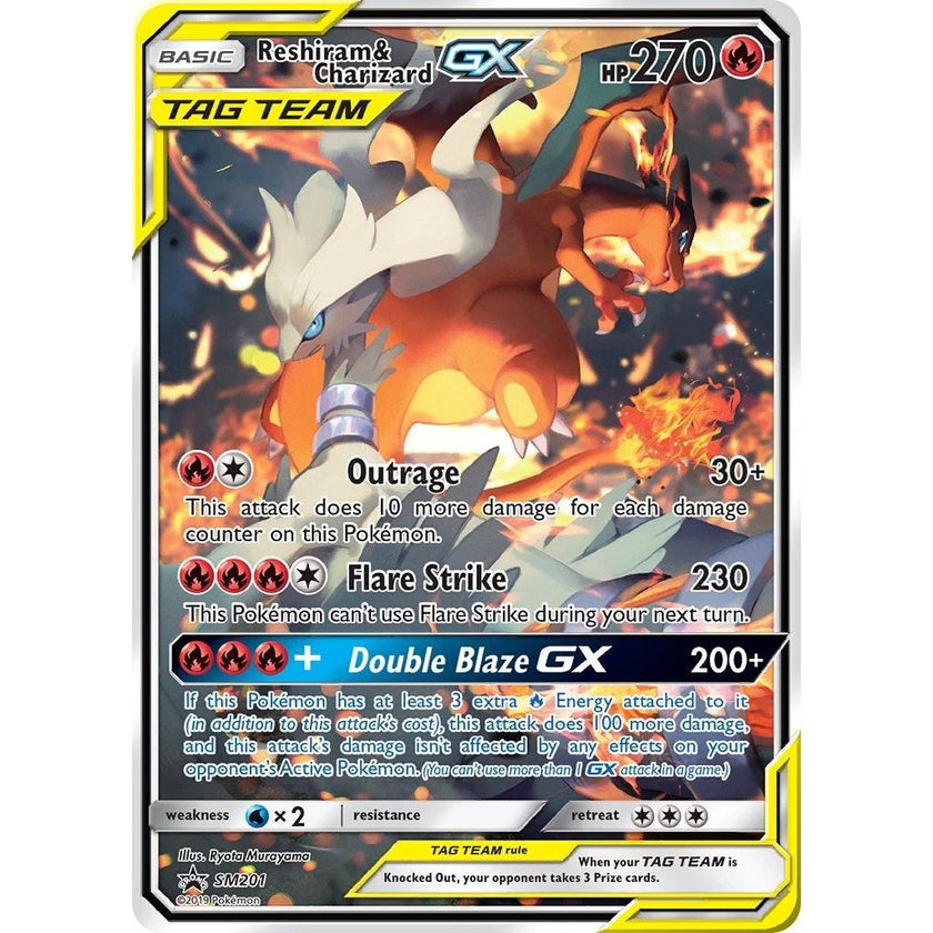 Reshiram & Charizard GX - SM201 (SM201) (SMP)