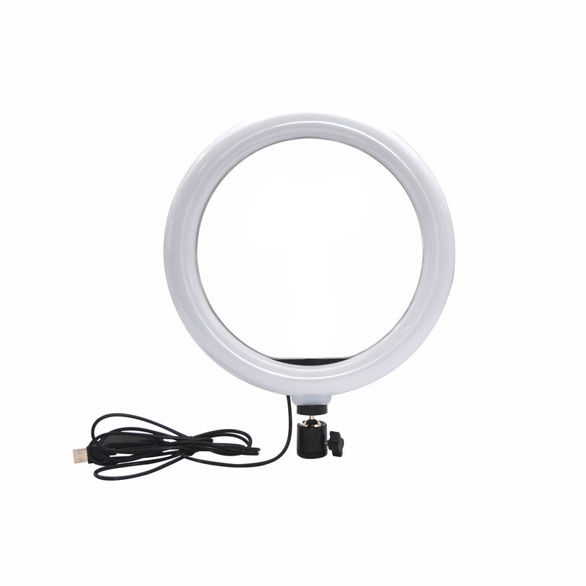 LED Ring Light with Tripod Stand, 8 10 12 inch, USB Powered, Phone Holder and Bluetooth Remote