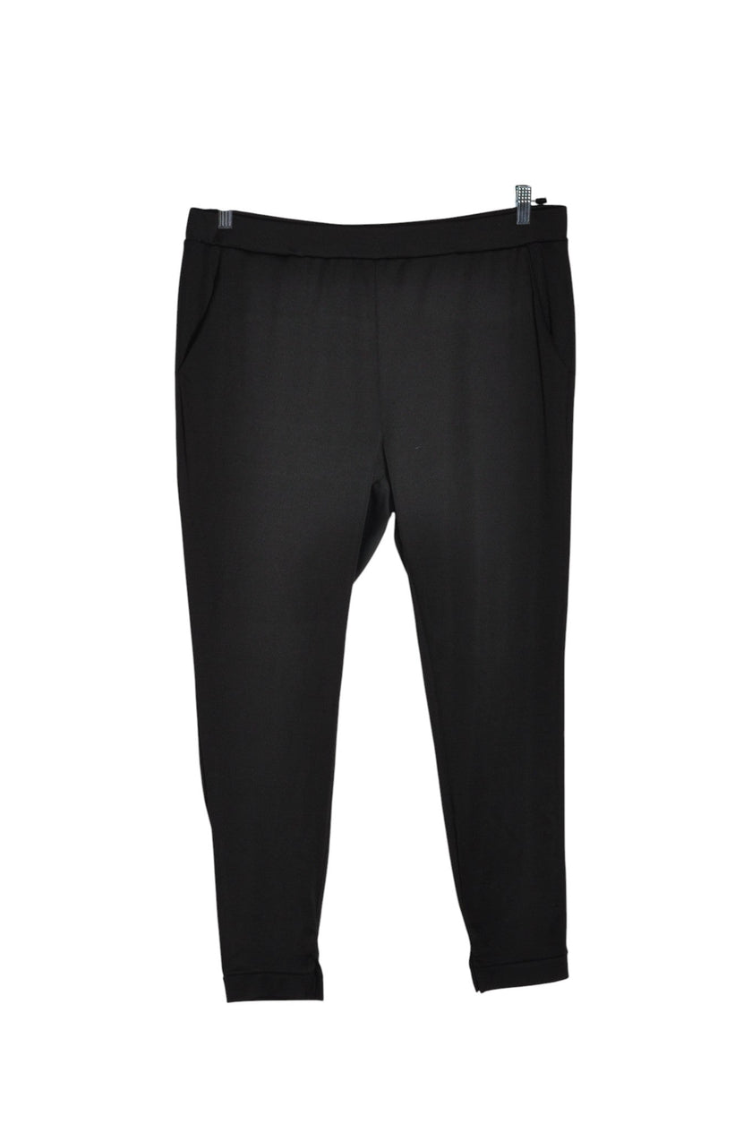 SHEIN Women Trousers Regular fit in Black - 3XL