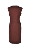 UNBRANDED Women Fit & Flare Dresses Regular fit in Brown - M