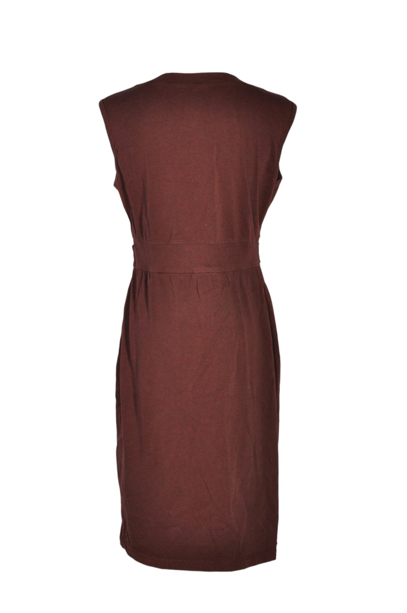 UNBRANDED Women Fit & Flare Dresses Regular fit in Brown - M
