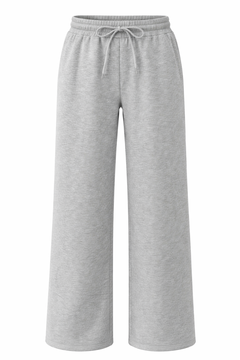 Maeve Luxeflow - Relaxed 3/4 Zip Top In Heather Grey