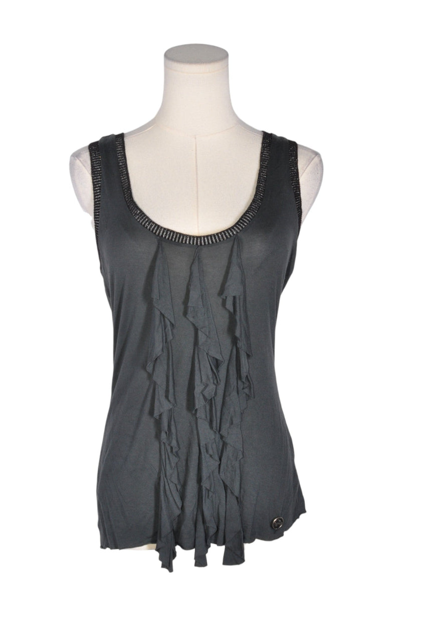 GUESS Women Tank Tops Regular fit in Gray - L