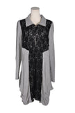UNBRANDED Women Drop Waist Dresses Regular fit in Gray - L