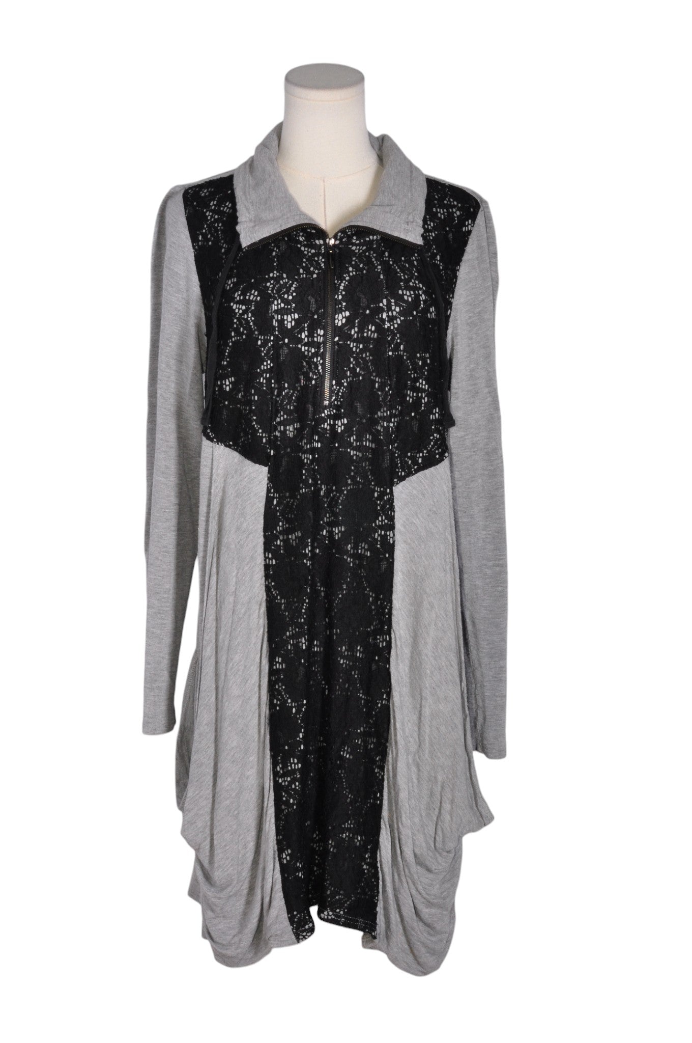 UNBRANDED Women Drop Waist Dresses Regular fit in Gray - L